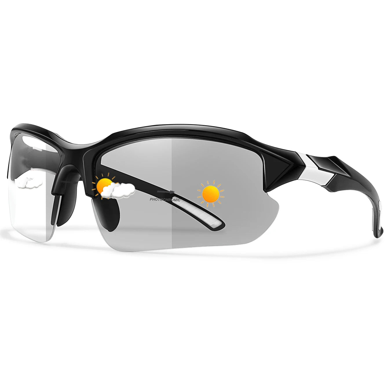 Photochromic Cycling Sunglasses Men Outdoor Sports Tactical Camouflage Goggles Vintage Driving Riding Fishing Windproof Beauty World Shop