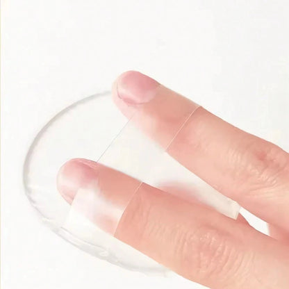 1/2Pcs Silicone Makeup Sponge, Water-Based Crystal Jelly BB Cushion Puff, Transparent Makeup Foundation Sponge, Non-Absorbing Beauty World Shop