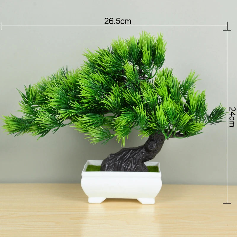 Artificial Plants Bonsai Small Tree Pot Fake Plant Flowers Potted Ornaments For Home Room Table Decoration Hotel Garden Decor Beauty World Shop