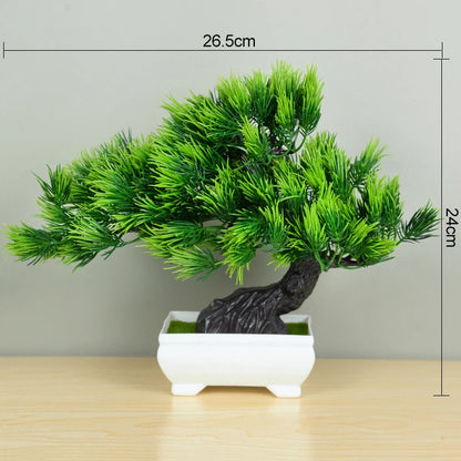 Artificial Plants Bonsai Small Tree Pot Fake Plant Flowers Potted Ornaments For Home Room Table Decoration Hotel Garden Decor Beauty World Shop