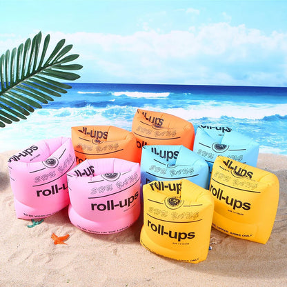 1 Pair/2pcs Thickened Inflatable Water Sleeve for Adult Water Sports Pool Swimming Trainer Buoyancy Arm Rings Swimming Buoy Beauty World Shop