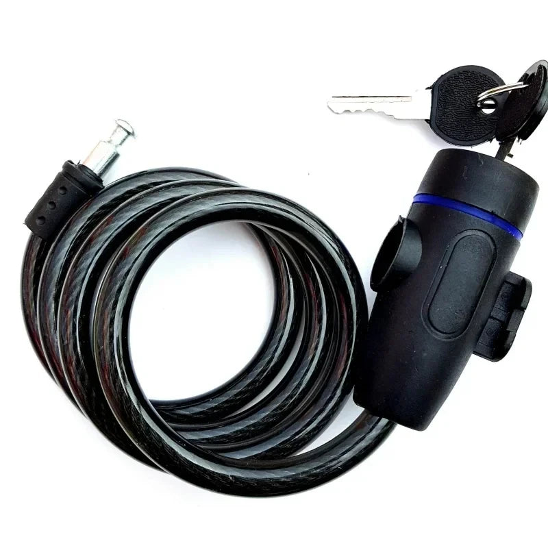 Heavy Duty Motorcycle Chain Lock Metal Anti Theft Bike Lock with 2 Keys for Maximum Security and Reinforcement of Bicycle Beauty World Shop