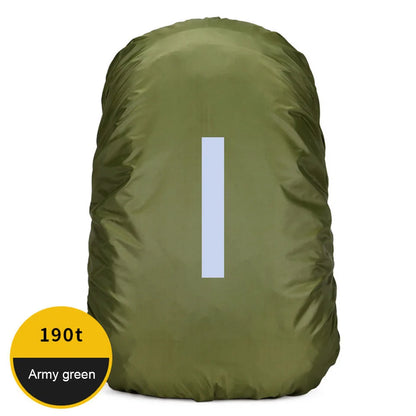 KoKossi 1Pcs 20-60L Outdoor Hiking Backpack Rain Cover Backpack Waterproof Cover Cycling Hiking Reflective Rain Cover Unisex Beauty World Shop