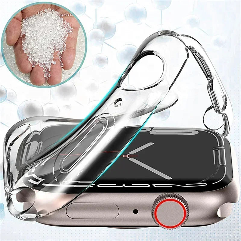 Soft TPU Screen Protector for Apple Watch 10 9 8 45mm 41mm 44mm 42mm 46mm 49mm Full Case Cover for IWatch Ultra 7 SE 6 5 4 3 2 Beauty World Shop