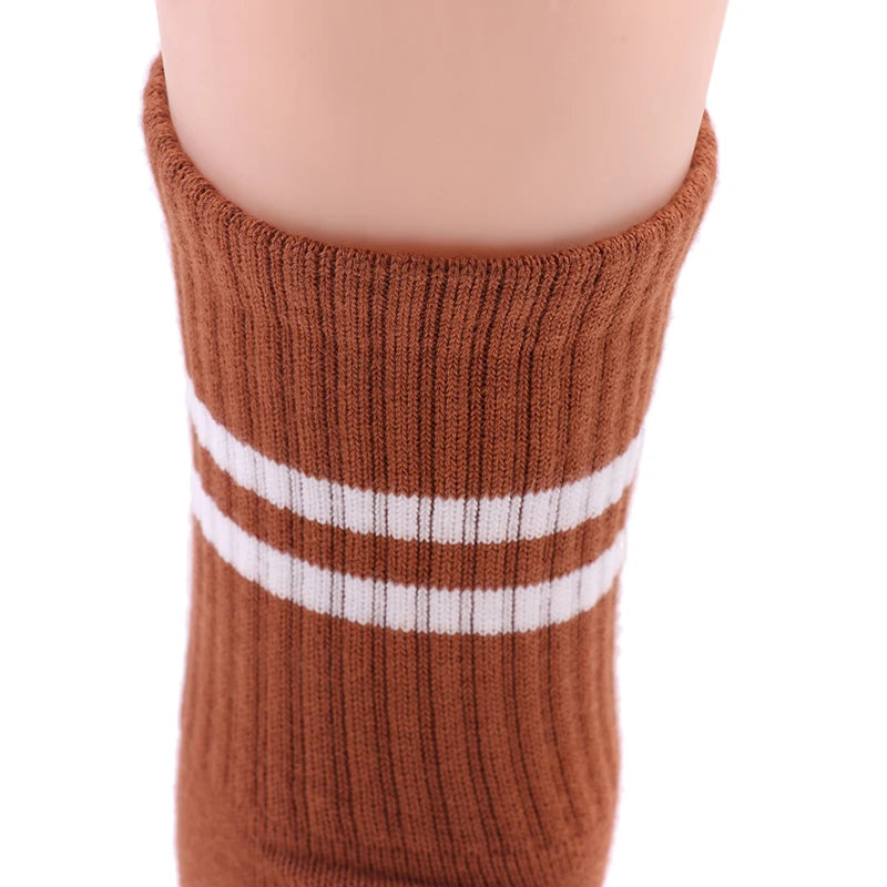 1pair Men's Cotton Non-slip Yoga Socks With Grips Breathable Anti Skid Floor Socks For Pilates Gym Fitness Size 39-44 Beauty World Shop
