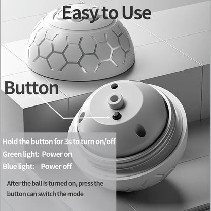Smart Dog Toy Ball Electronic Interactive Pet Toy Ball USB Automatic Bouncing Rolling Toy Ball With RGB Lights Puppy Cat Product Beauty World Shop