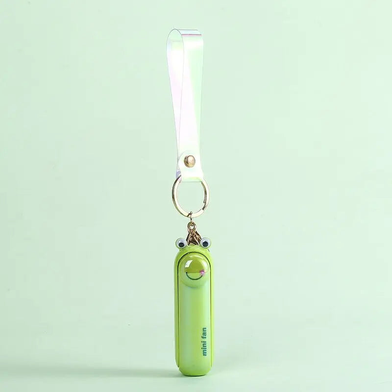 Cute Mini Fan Kipas Portable Hand Fold Bedside Office USB Charge Battery Table Desk Cooling Beauty World Shop