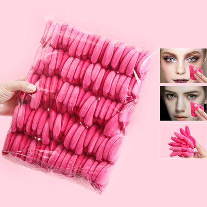 2Pcs/100Pcs  Triangle Powder Puff For Loose Powder Liquid Cosmetic Soft Plush Powder Puff Makeup Foundation Puff Makeup Tool Beauty World Shop