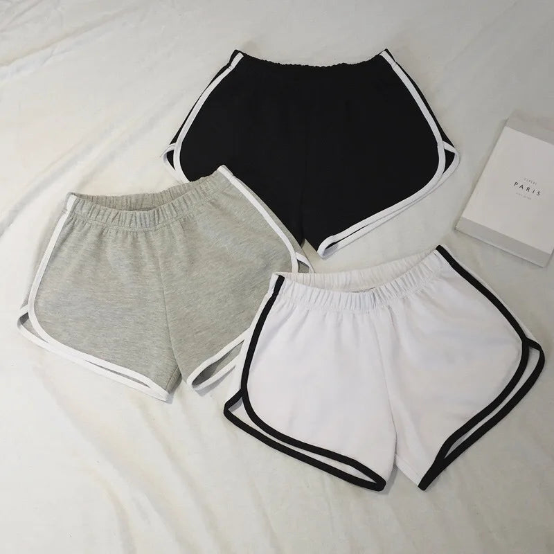 Elastic Shorts for Women, Loose Fitting, Quick Drying, Summer Thin Running, Fitness, Leisure, and Anti External Wear. Instagram Beauty World Shop