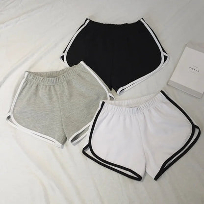 Elastic Shorts for Women, Loose Fitting, Quick Drying, Summer Thin Running, Fitness, Leisure, and Anti External Wear. Instagram Beauty World Shop
