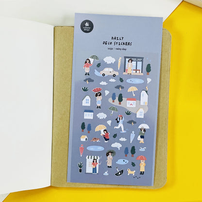 Korean Import Suatelier Travel Home Life Study Friend Stickers Scrapbooking Diy Journaling Diary Stationery Sticker School Gift Beauty World Shop