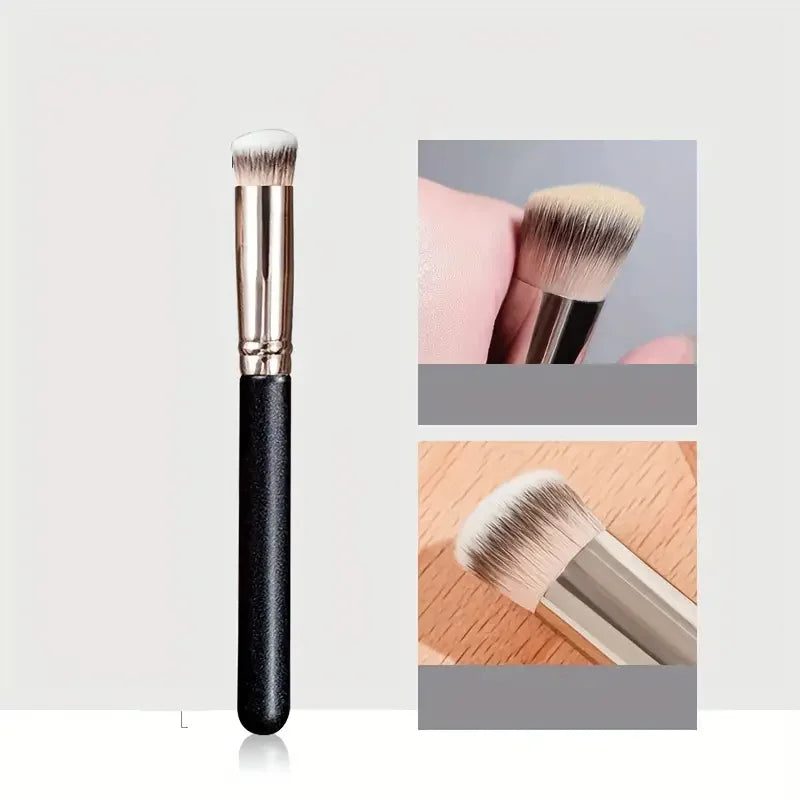 Foundation Concealer Brush, Premium Contour Blusher Brushes, Flawless Under Eye Dense Face Makeup Brush For Blending Beauty World Shop