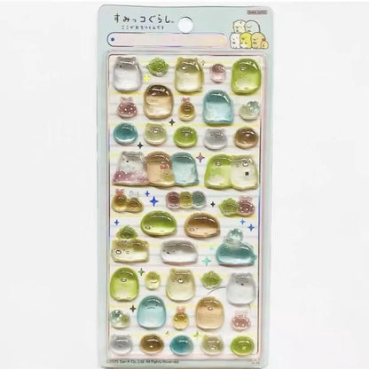 sumikkogurashi すみっコぐらし Stickers Cartoon Creative Peripheral Phone Case Transparent Sticker Friend Birthday Gift Beauty World Shop