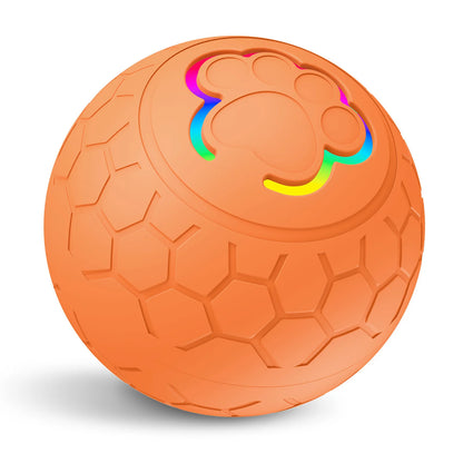 Smart Dog Toy Ball Electronic Interactive Pet Toy Ball USB Automatic Bouncing Rolling Toy Ball With RGB Lights Puppy Cat Product Beauty World Shop