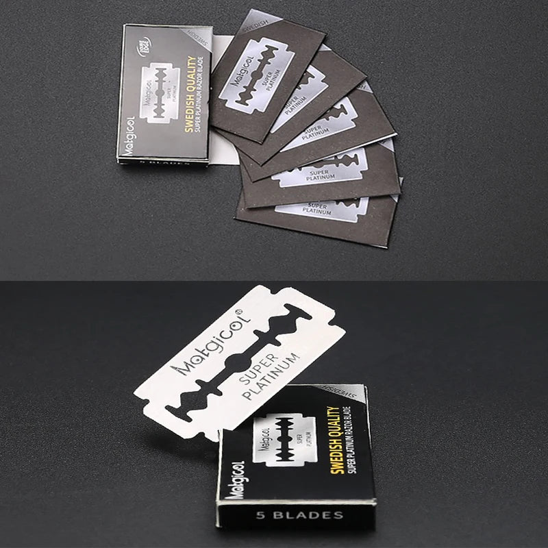 50/100/200 Count Double-sided Safety Razor Blade For Men Beard Shaving Razor Shaver Manual Razor Blade Shaving Tool ﻿ Beauty World Shop