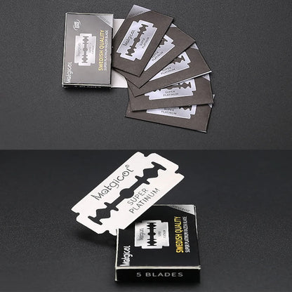50/100/200 Count Double-sided Safety Razor Blade For Men Beard Shaving Razor Shaver Manual Razor Blade Shaving Tool ﻿ Beauty World Shop