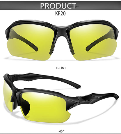 Photochromic Cycling Sunglasses Men Outdoor Sports Tactical Camouflage Goggles Vintage Driving Riding Fishing Windproof Beauty World Shop