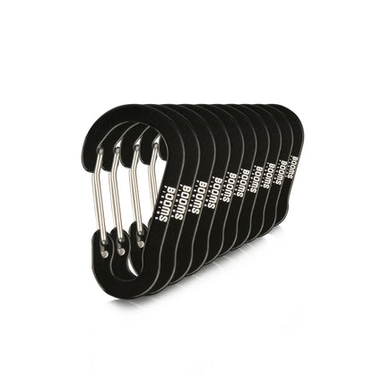 Booms Fishing CC1 Steel Small Carabiner Clips Outdoor Camping  Multi Tool  Fishing Acessories 6pcs Beauty World Shop