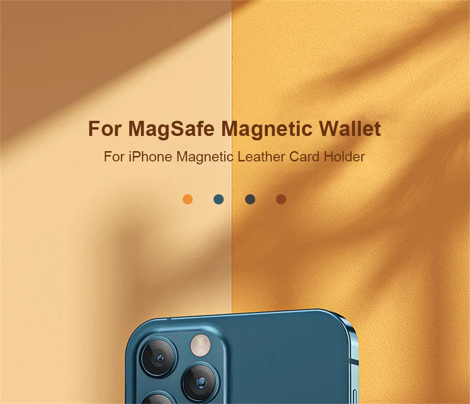 For Magsafe Leather Magnetic Wallet Case For iPhone 14 12 15 13 Pro Max Magnetic Card Bag Cover Samsung S23 S22 Ultra Accessory Beauty World Shop