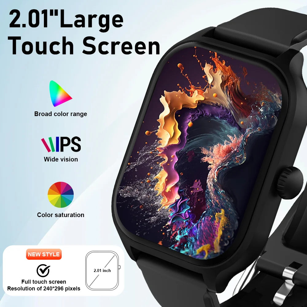 LAXASFIT H9 and H6 Smartwatch Dial to Answer Calls Calorie Tracking Heart Rate Blood Oxygen Monitoring Bluetooth Smart Watch Beauty World Shop