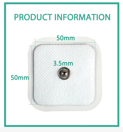 5*5cm  Unit Replacement Pads Non-woven Self Adhesive for  Patches Digital Machine Massager Body Massager Sticker Beauty World Shop
