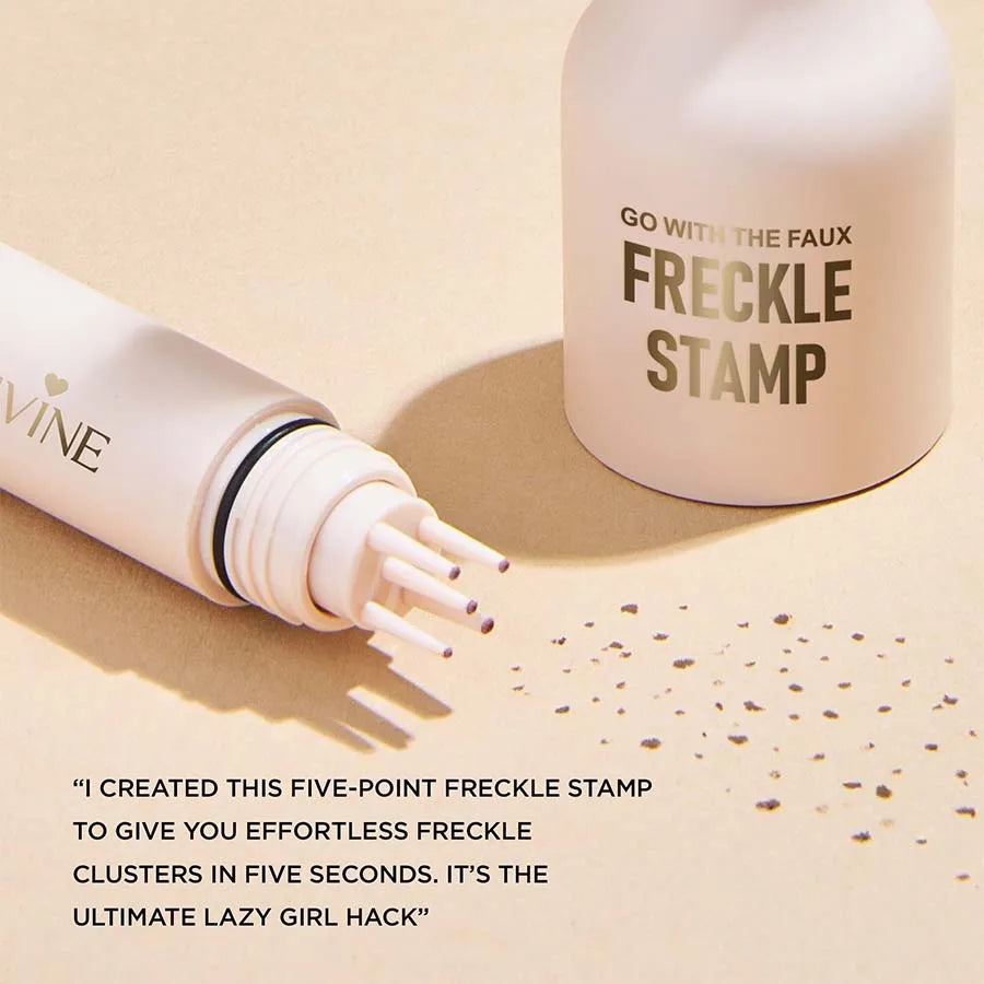 Five-point Freckle Stamp Pen Natural Simulation Instant Freckle Liquid Fake Dot Spot Comb Seal Waterproof Quick Dry Makeup Tool Beauty World Shop
