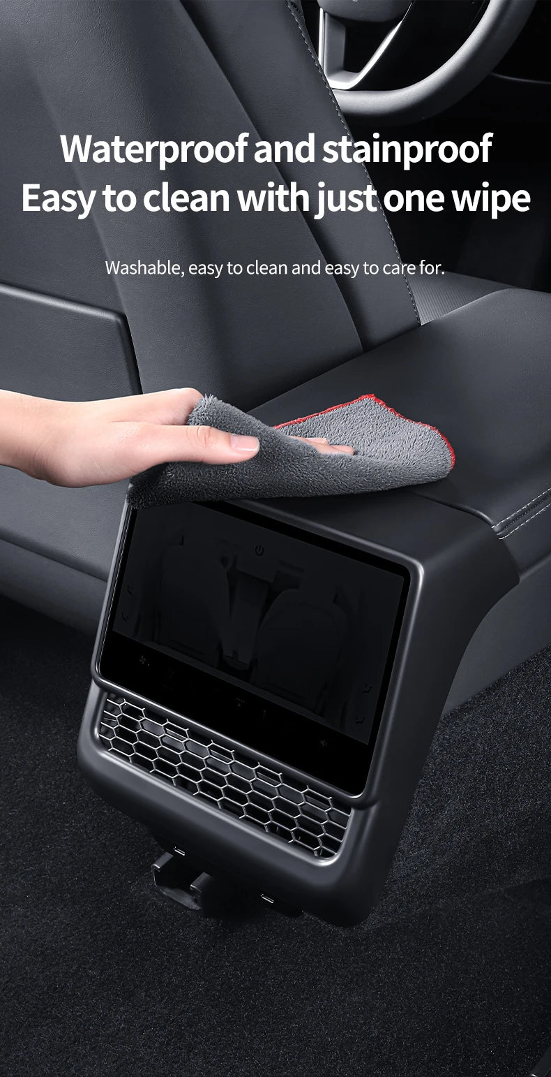 YZ For Tesla Model 3 Y Highland Juniper Rear Center Console Air Vent Cover Vent Outlet Dust Cover Car Styling Interior Accessory Beauty World Shop