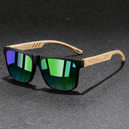 Fashion Vintage Square Square Frame Sunglasses Men Women Fishing Driving Man Luxury Brand Designer Sun Glasses  Eyewear Beauty World Shop