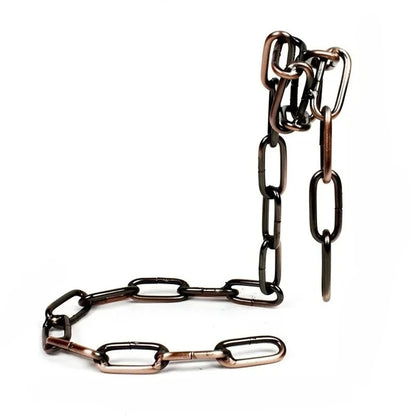 Creative Personality Fashion Wine Bottle Holder Suspended Wrought Iron Rope Chain Wine Bottle Holder Snake Ornament Decoration Beauty World Shop