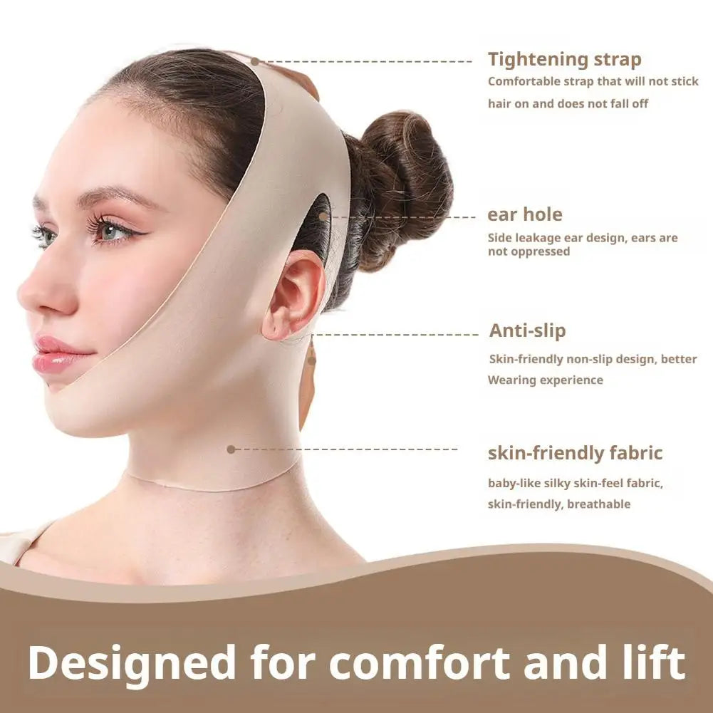 Face V Shaper Facial Slimming Bandage Relaxation Lift Up Belt Shape Lift Reduce Double Chin Face Thining Band Massage Hot Sale Beauty Trend Shop