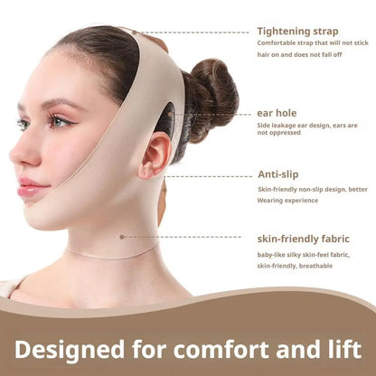 Face V Shaper Facial Slimming Bandage Relaxation Lift Up Belt Shape Lift Reduce Double Chin Face Thining Band Massage Hot Sale Beauty Trend Shop