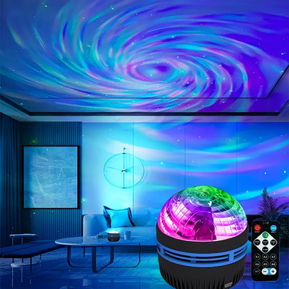 LED NightLights Galaxy Projector Remote Control 5V USB Rechargeable Starry Sky Lamp DMX Sound Active 7 Modes for Kids Room Decor Beauty World Shop