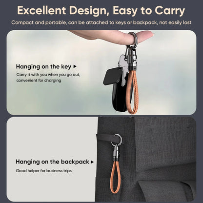 240W Mobile Fast Charging Cable Type-C to USB-C Keychain Anti Loss Hanging Rope 48V5A Short Line Laptop Tablet Charging Cable Beauty World Shop