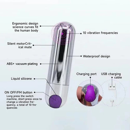 Portable Vibrating Eye Massager USB Rechargeable Eye Fatigue Relief Tool Eye Beauty Devices Massager Machine 10 Modes Beauty World Shop