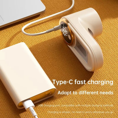 Lint Remover for Clothing Portable Electric Fuzz Pellet Remover LED Display Rechargeable for Clothes Fabric Shaver Fluff Remover Beauty World Shop