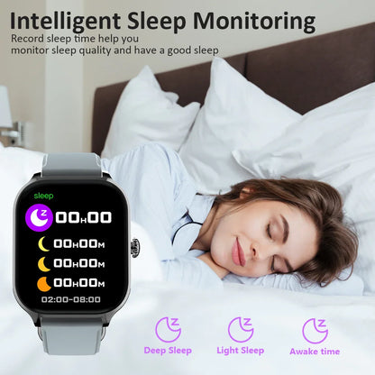 LAXASFIT H9 and H6 Smartwatch Dial to Answer Calls Calorie Tracking Heart Rate Blood Oxygen Monitoring Bluetooth Smart Watch Beauty World Shop