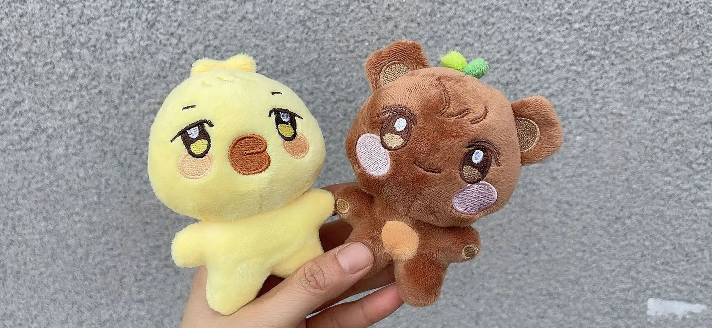 10CM Pop-up Store Doll Keychain ANITEEZ Cartoon Cute Plush Pendant Keyring Bag Accessories Kpop Yunho Yeosang Fans Gifts Beauty World Shop