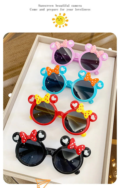 New Children Cute Cartoon UV400 Sunglasses Boys Girls Colors Outdoor Kids Sun Protection Sunglasses Baby Sport Shades Glasses Beauty World Shop