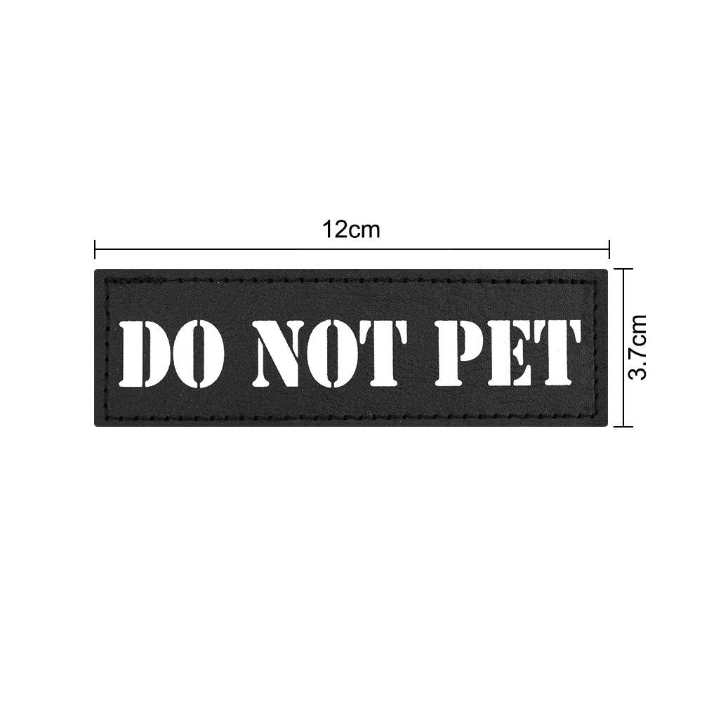 1 Piece Dog Patch for Service Dog Vest Cat Vest Removable Tactical Harness Service Dog Puppy Training Embroidered Patch Beauty World Shop