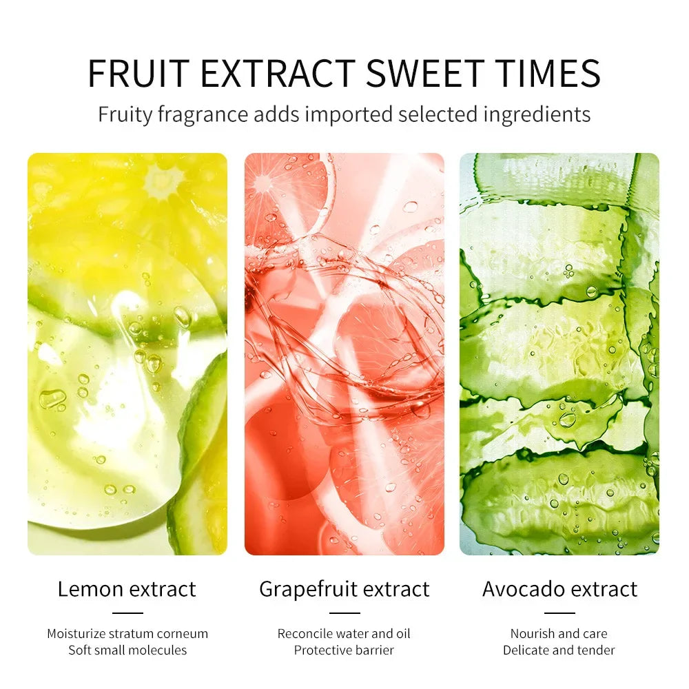 5Pcs/set Fruit Plant Fragrance Hand Cream Sets Moisturizing Repair Anti Dry Hand Lotion Sets Hands Skin Care Products Beauty Trend Shop