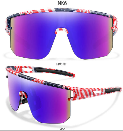 3-8 Years Old Brand Kids Cycling Sunglasses Boys Girls Outdoor Baseball Bike Bicycle Sport Eyewear Youth Gift UV400 Beauty World Shop