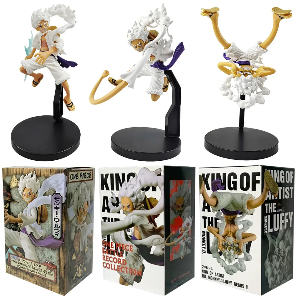 Anime ONE PIECE Figure Toy 18cm Nika Monkey D Luffy Action Figures Dolls Pvc Model Collectible Statue Toy Christmas Gift Beauty World Shop