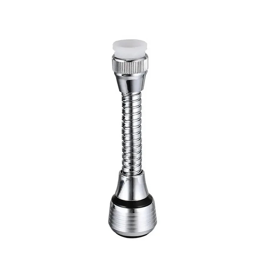 Kitchen Stainless Steel Faucet Sprinkler Water-saving Device Lengthening Rotating Splash Proof Sprinkler Spray Extender Bubbler Beauty World Shop