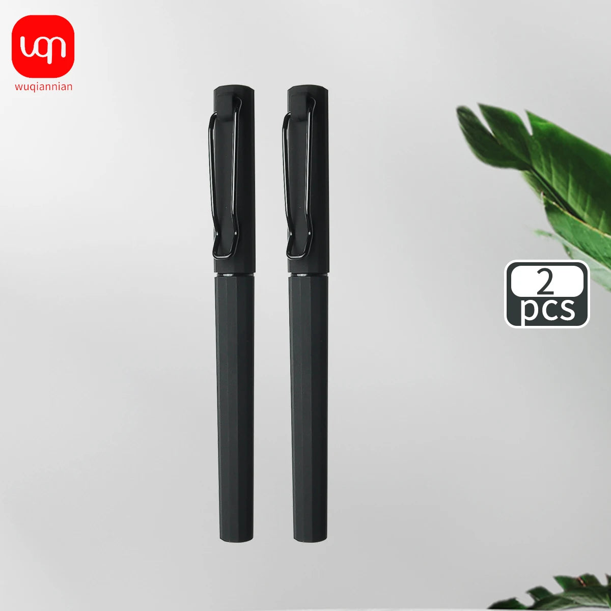 WQN-2/5/10PCS Simple Black Gel Pens, Smooth Writing, Comfortable to Hold, Signature Pens for School and Office Supplies Beauty World Shop