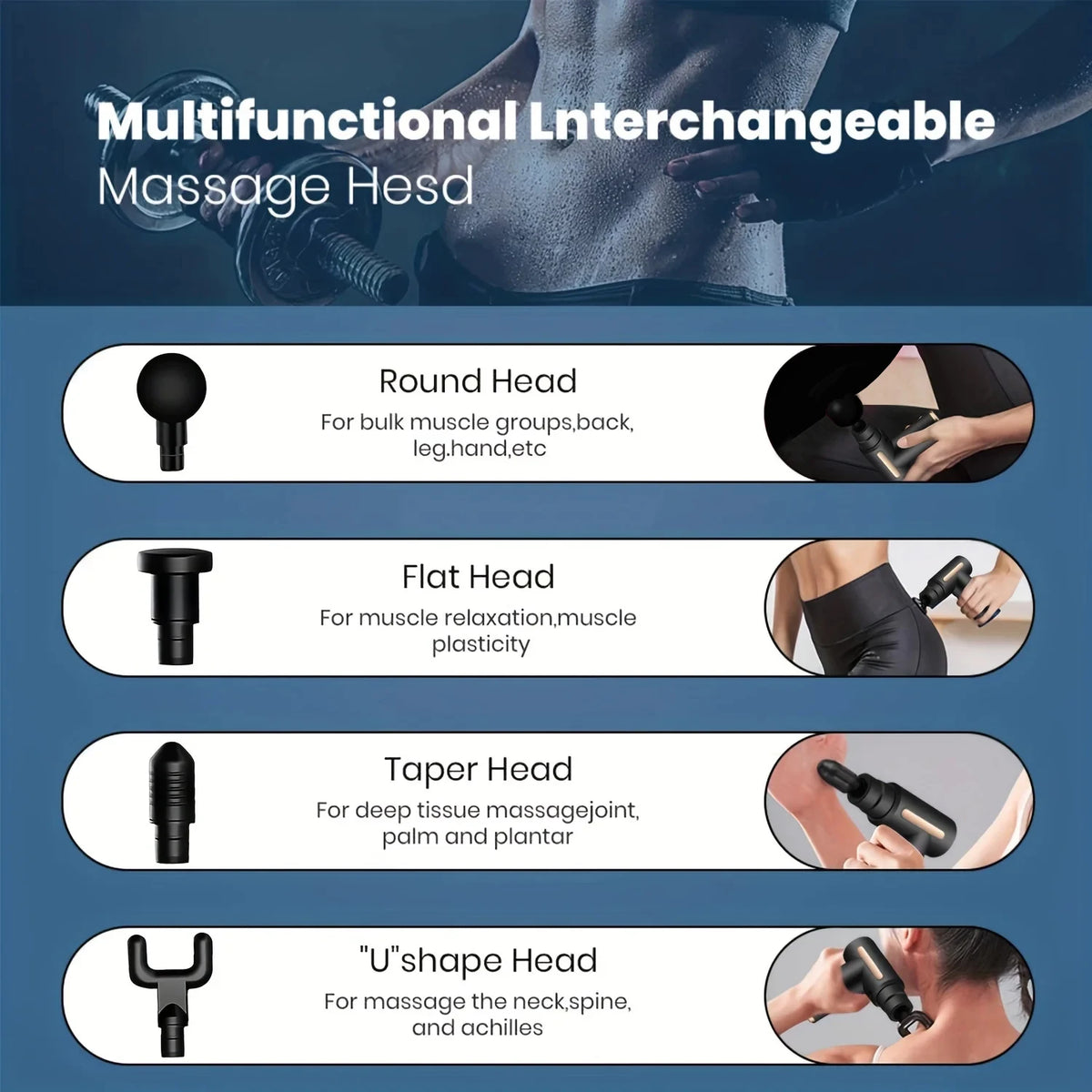 99 Speed Professional Muscle Massage Gun Massager Massager for Neck and Back Massage Instrument Dropshipping Fitness Equipment Beauty World Shop