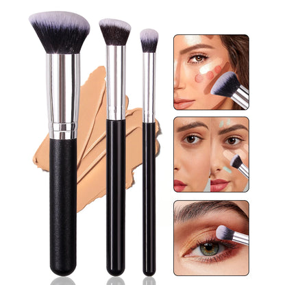 Foundation Concealer Brush, Premium Contour Blusher Brushes, Flawless Under Eye Dense Face Makeup Brush For Blending Beauty World Shop