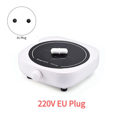 Magnetic Stirrer Mini Lab Stir Mixer Portable Stirrer Plate with Stir Bar 2L 4000RPM for Laboratory (EU/US/UK Plug ) Beauty World Shop
