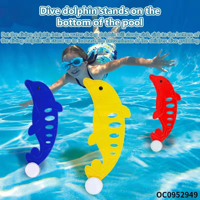 Nstk Pool Games Diving Toys Sinking Toy Multicolor Cartoon Pool Sinking Toys Creative Swim Dive Toy Set Swimming Pool Accessory Beauty World Shop