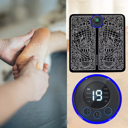 Electric Foot Massager Pad Muscle Massage Relaxation Trainer For Massage Fitness Outdoor Sport Home Family Relax Beauty World Shop