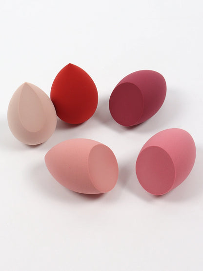 5 Bags of Beauty Eggs Makeup Sponge (Beauty Egg), Foundation Make-Up Mixed Beauty Sponge, Flawless Liquid, Cream and Powder, Mu Beauty World Shop